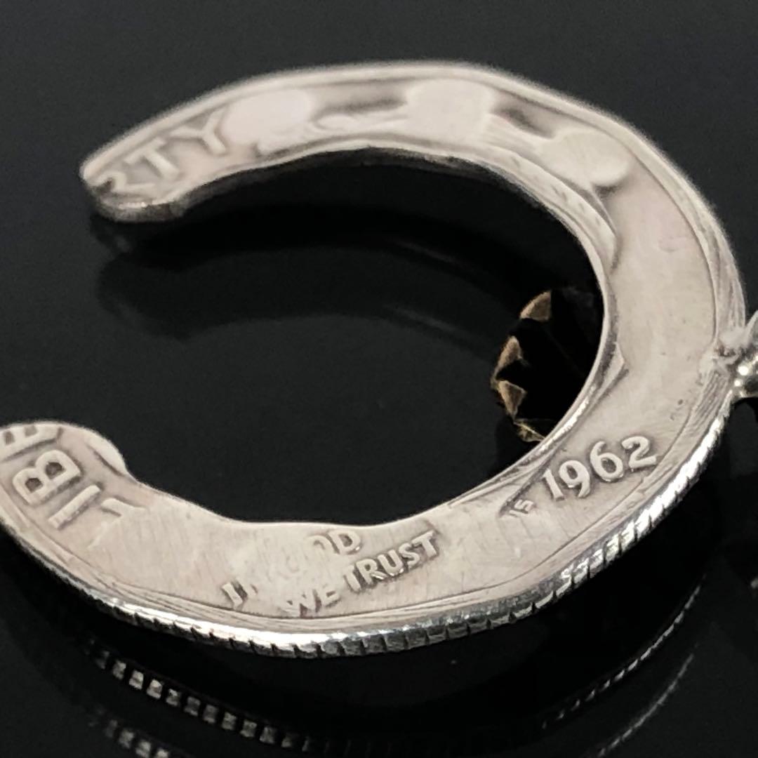 リバティー ホースシュー ペンダントトップ 銀貨 1962 ルーズベルト