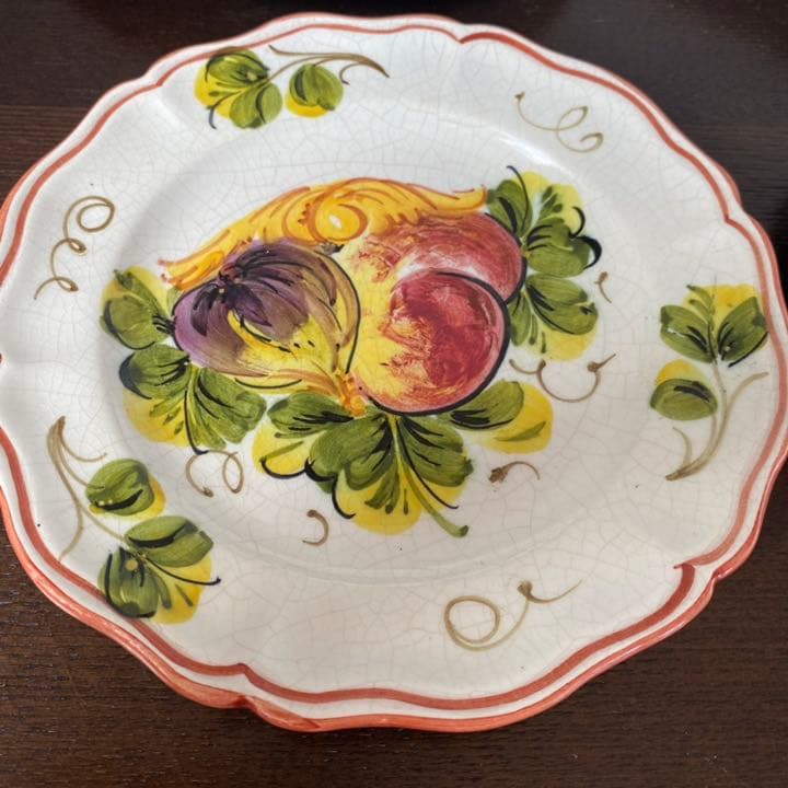 ハンドメイド　皿 ITALY　8枚入り【輸入品】【インテリア】【イタリア製】
