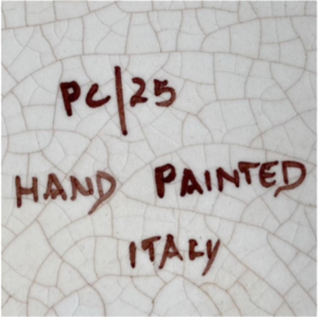 ハンドメイド　皿 ITALY　8枚入り【輸入品】【インテリア】【イタリア製】