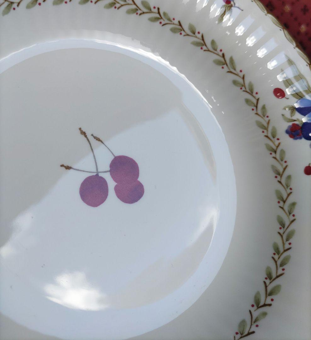 ノリタケ　チェリータイム　ディーププレート　カレーパスタ　深皿５枚　廃盤希少品