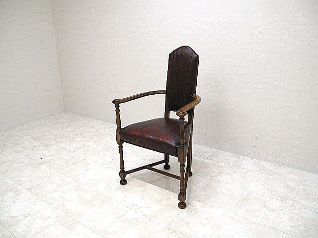 展示品 バロッサバレンティ カクトワール　本革張りアームチェア 　約21万