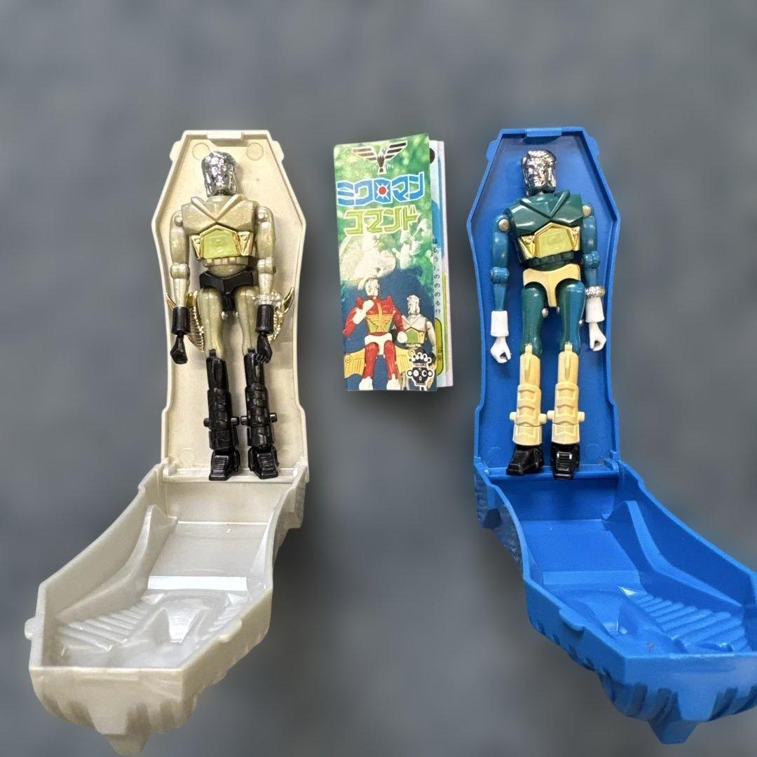 期間限定特価ミクロマン コマンド スパイマジシャン 冊子シール 合計8体セット