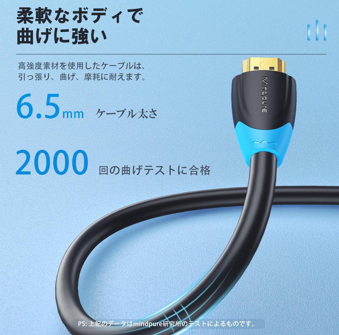 HDMIケーブル 4K 1.5m 2.0規格 ハイスピード 3D PS5 PS4