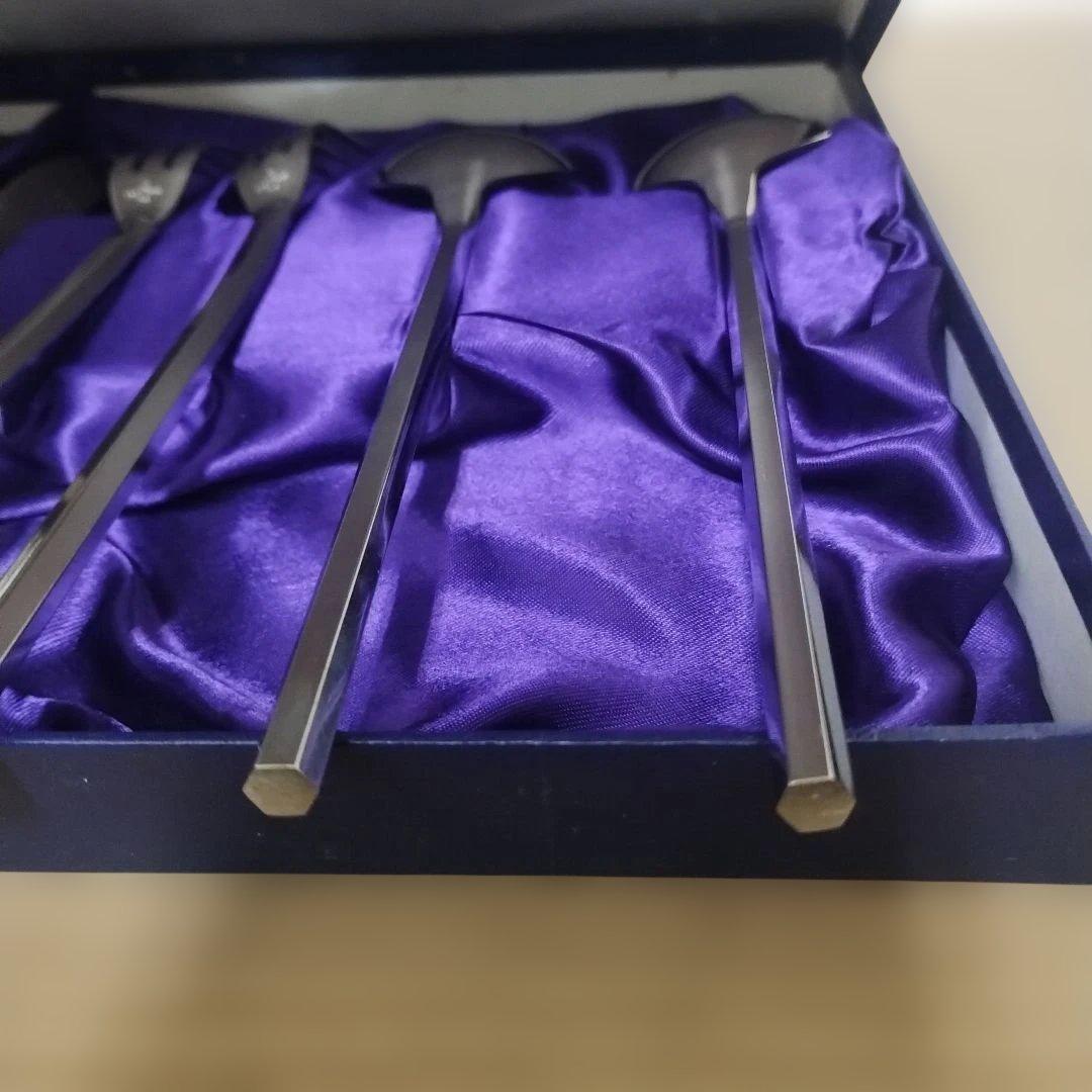 ステンレススチール カトラリーセット 8点