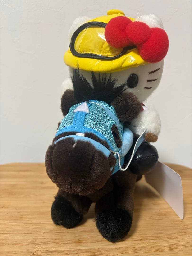 新品タグ付き】お馬deキティちゃん オジュウチョウサン ぬいぐるみ JRA レア