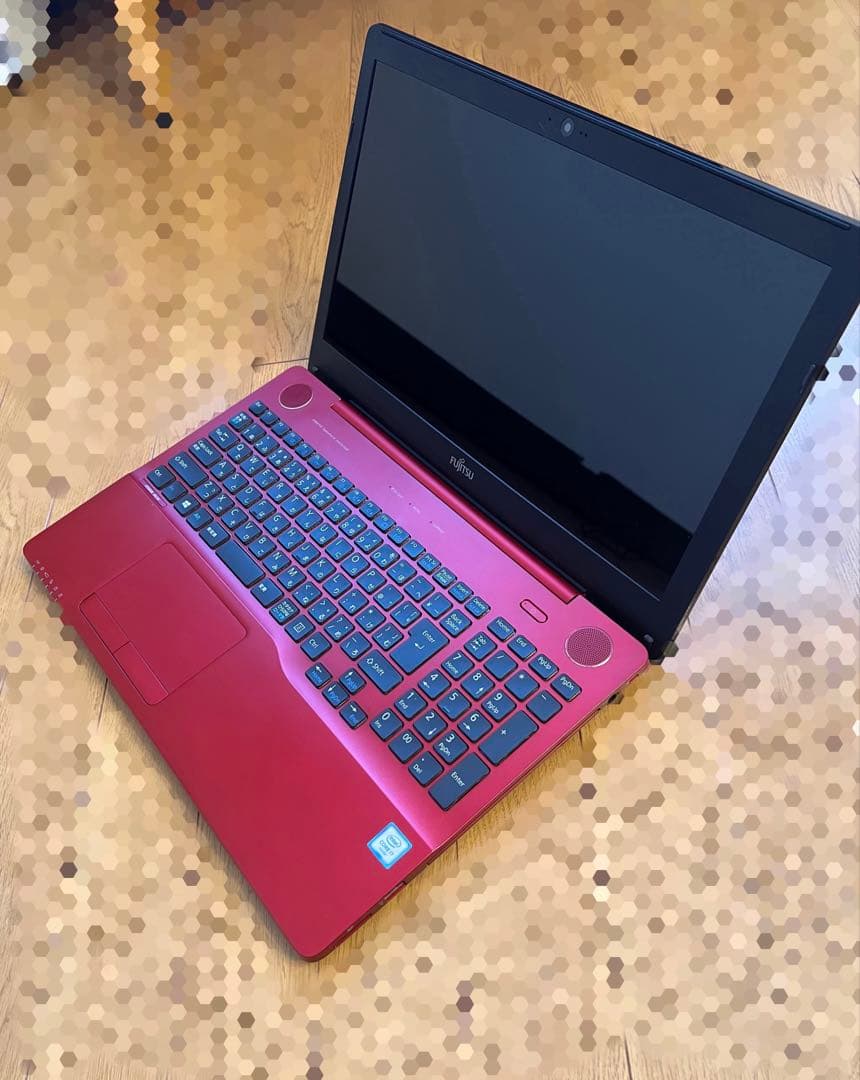 【訳あり】富士通 LIFEBOOK AH53/X 赤【Win10済】