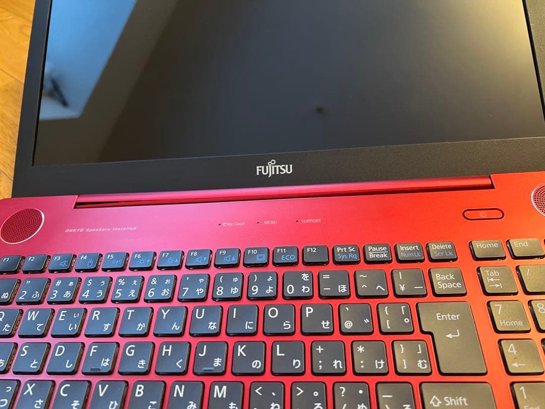 【訳あり】富士通 LIFEBOOK AH53/X 赤【Win10済】