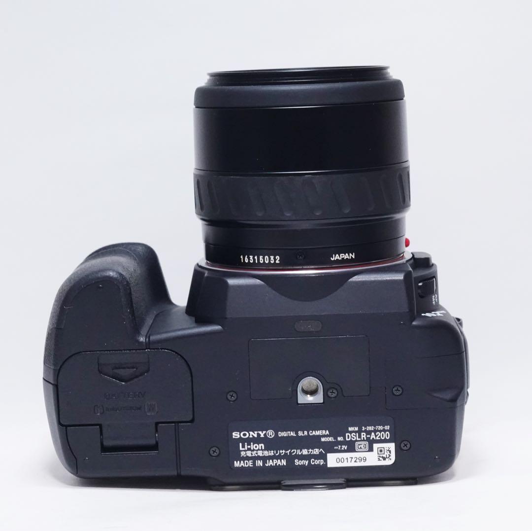 動作確認済 美品 SONY DSLR-A200 α200 35-105mm