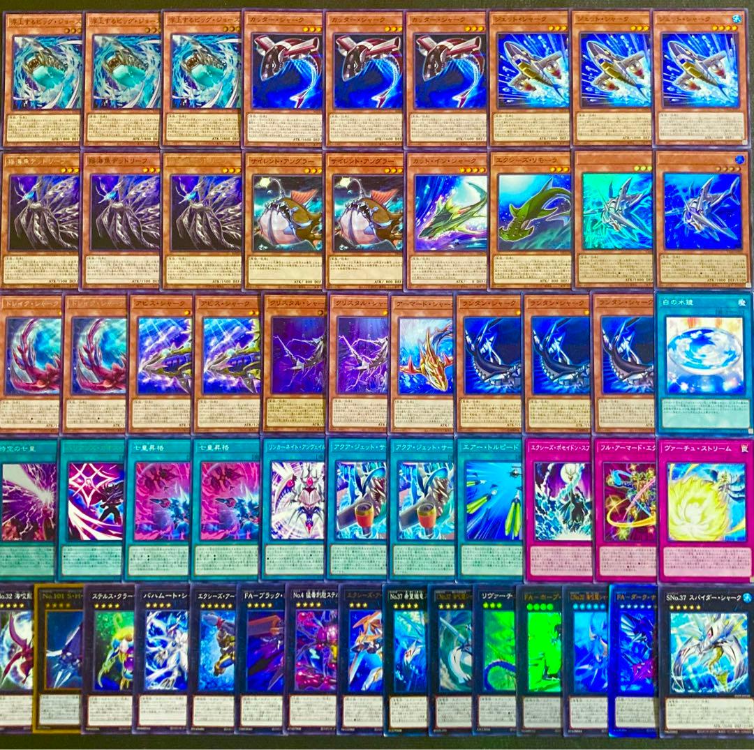 遊戯王【新規入り構築‼️】シャークデッキ４０枚