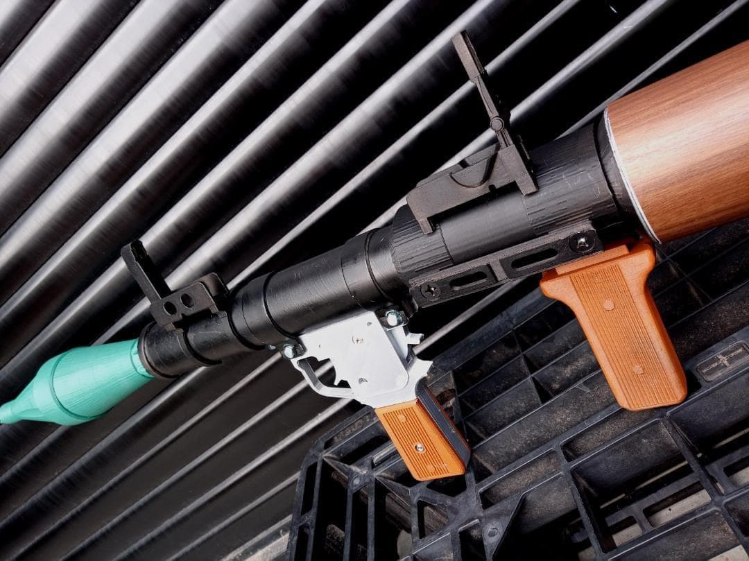 フルスクラッチ RPG-7 ロケットランチャー 3Dプリンター 成形 Q