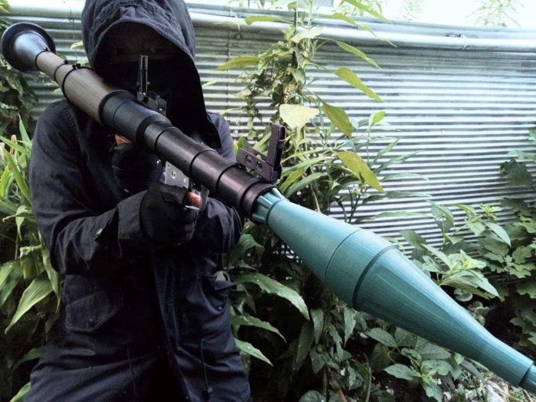 フルスクラッチ RPG-7 ロケットランチャー 3Dプリンター 成形 Q
