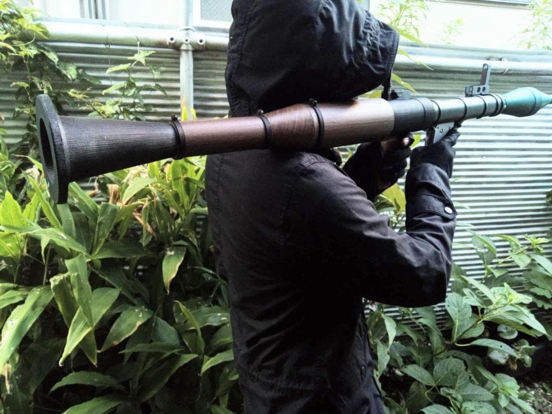 フルスクラッチ RPG-7 ロケットランチャー 3Dプリンター 成形 Q