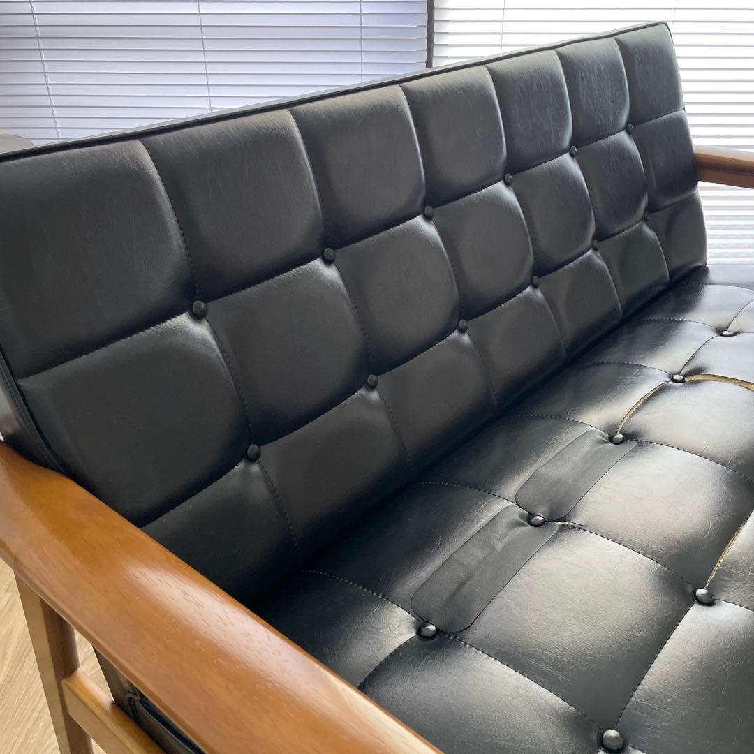 難あり カリモク60 Kチェア 2シーター ベンチ ソファ