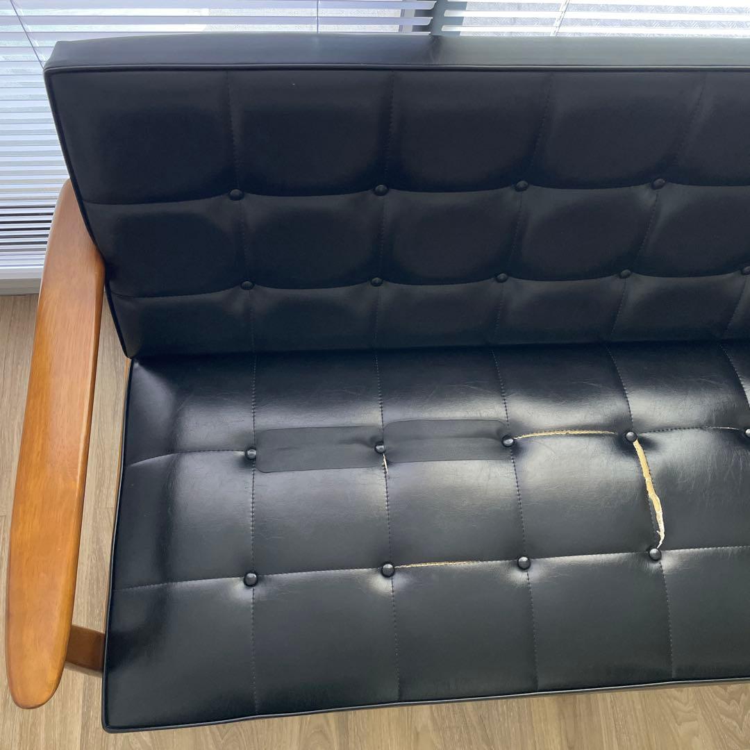 難あり カリモク60 Kチェア 2シーター ベンチ ソファ