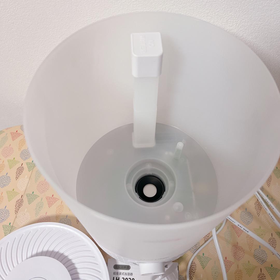 ✦加湿器 卓上 大容量 3.5L ダブル吹出口 UVライト除菌 白 アロマ