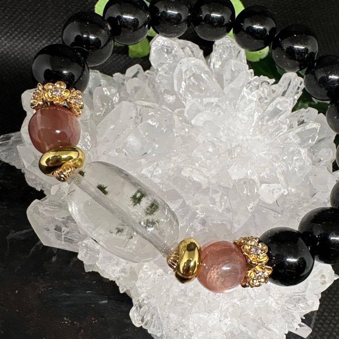 ＊イチオクノホシ様4/25＊ホーランダイトインクォーツ　ブラックルチルクォーツ