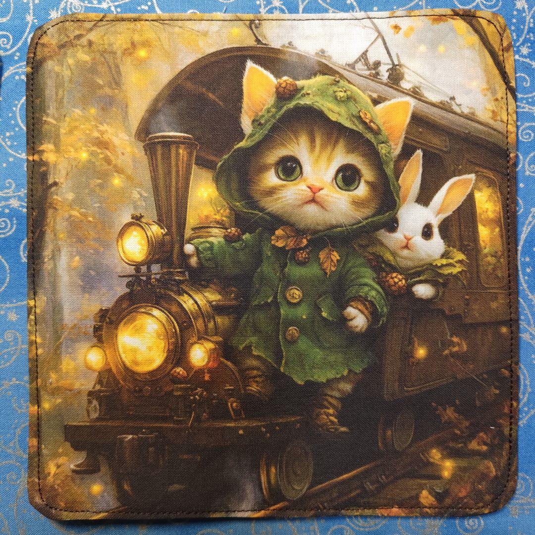 yourelia 　4重ハンカチ　ポメラニアンちゃん柄 18枚