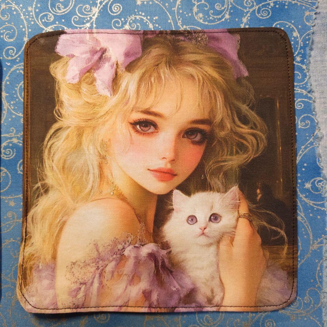 yourelia 　4重ハンカチ　ポメラニアンちゃん柄 18枚