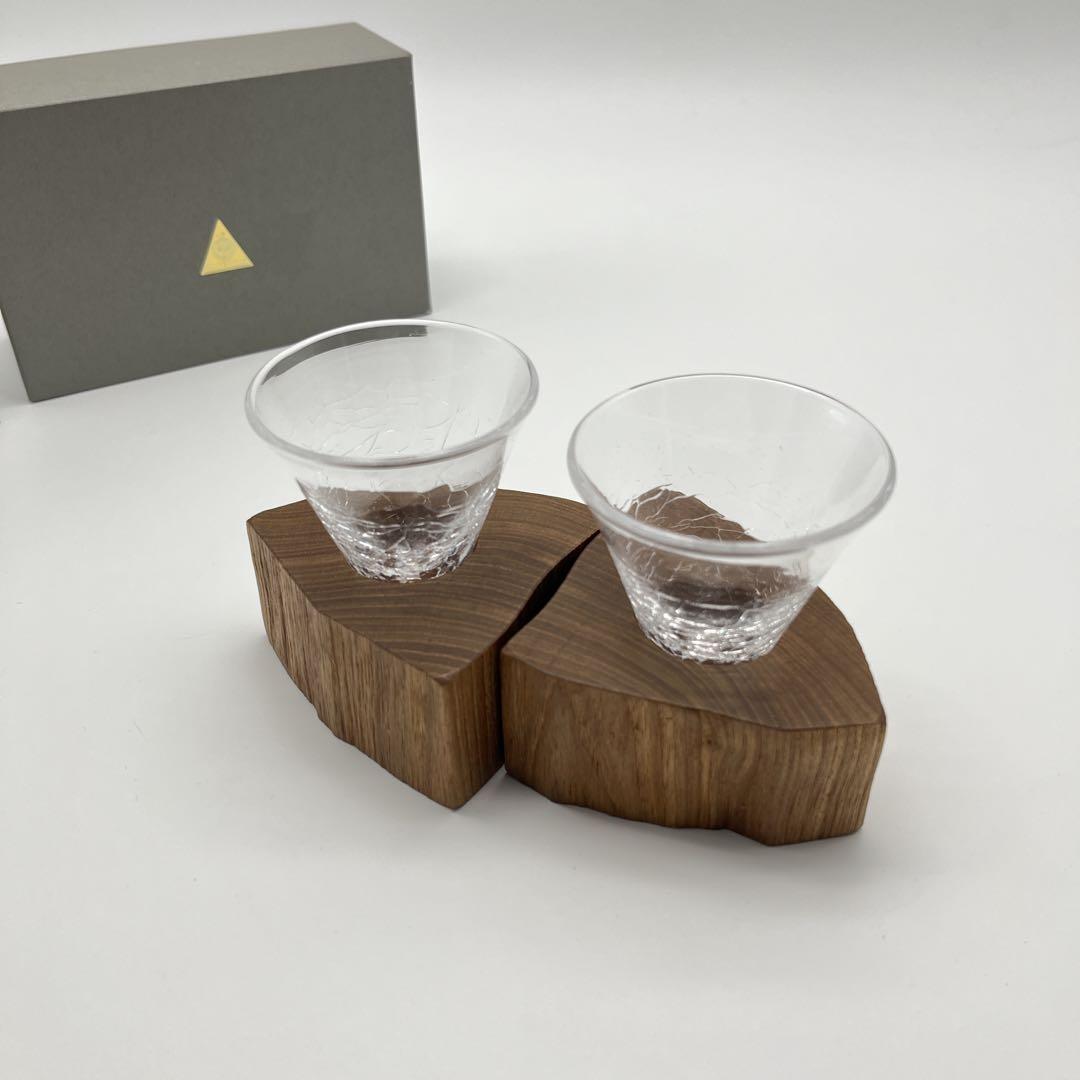 旭川クラフト JUNCOBO 淳工房 木Glass 木グラス ヒビ 国産クラフト