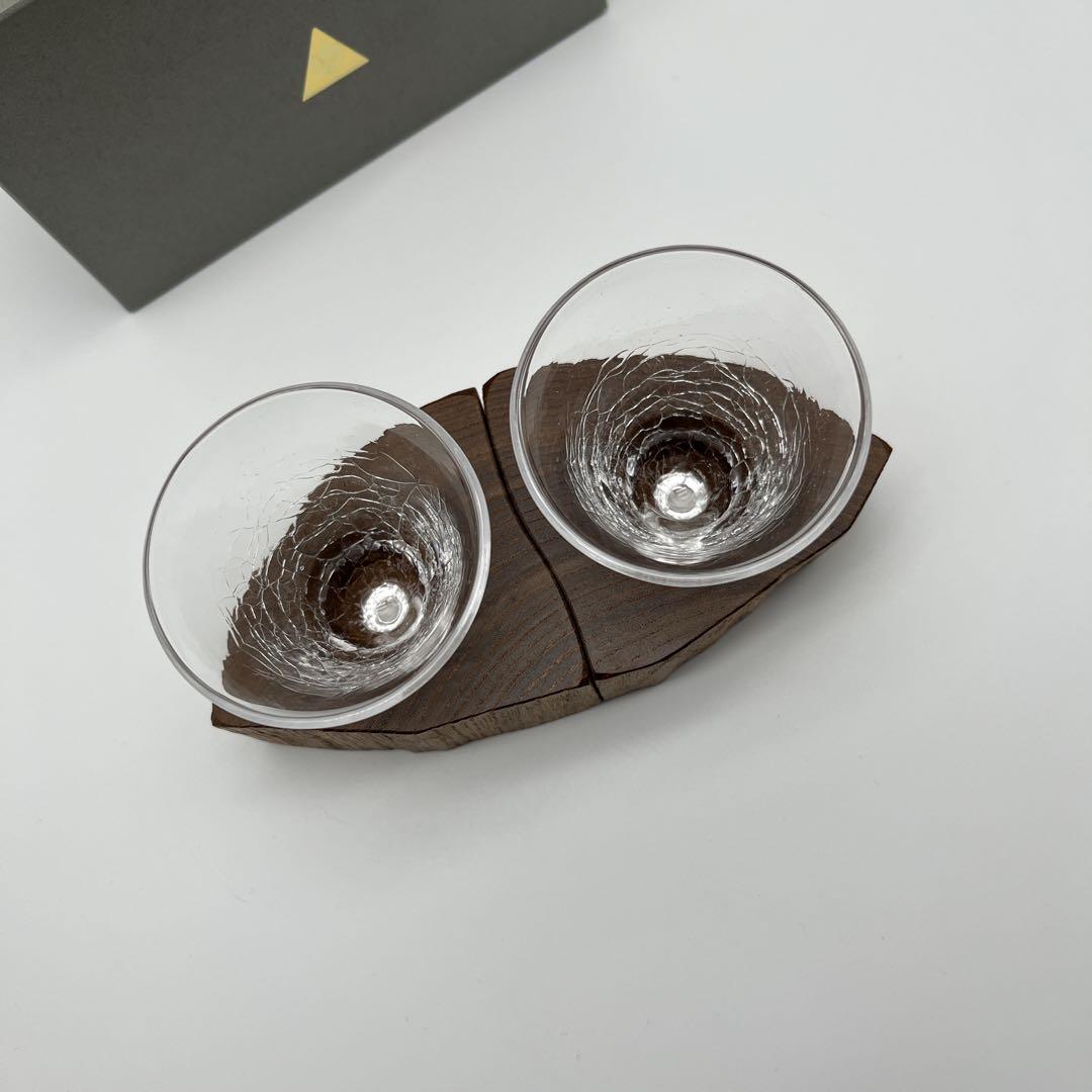 旭川クラフト JUNCOBO 淳工房 木Glass 木グラス ヒビ 国産クラフト
