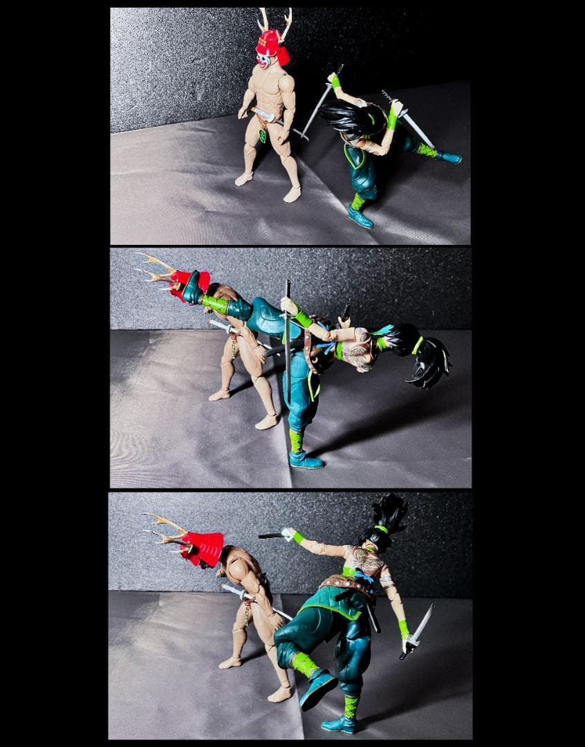 越後屋に天誅を下す大和撫子和風美人忍者系 美少女アクションフィギュア 新品未開封