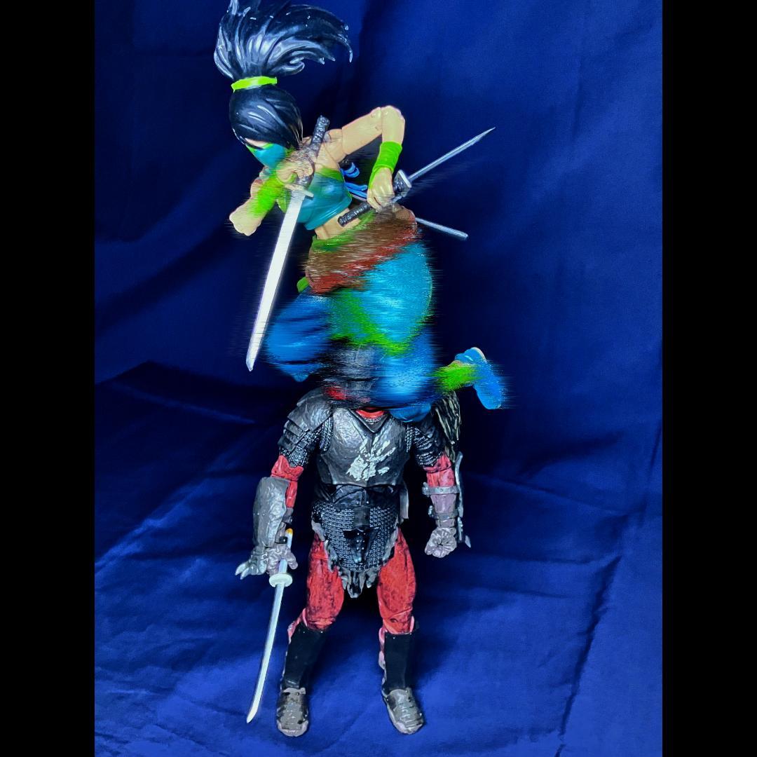 越後屋に天誅を下す大和撫子和風美人忍者系 美少女アクションフィギュア 新品未開封