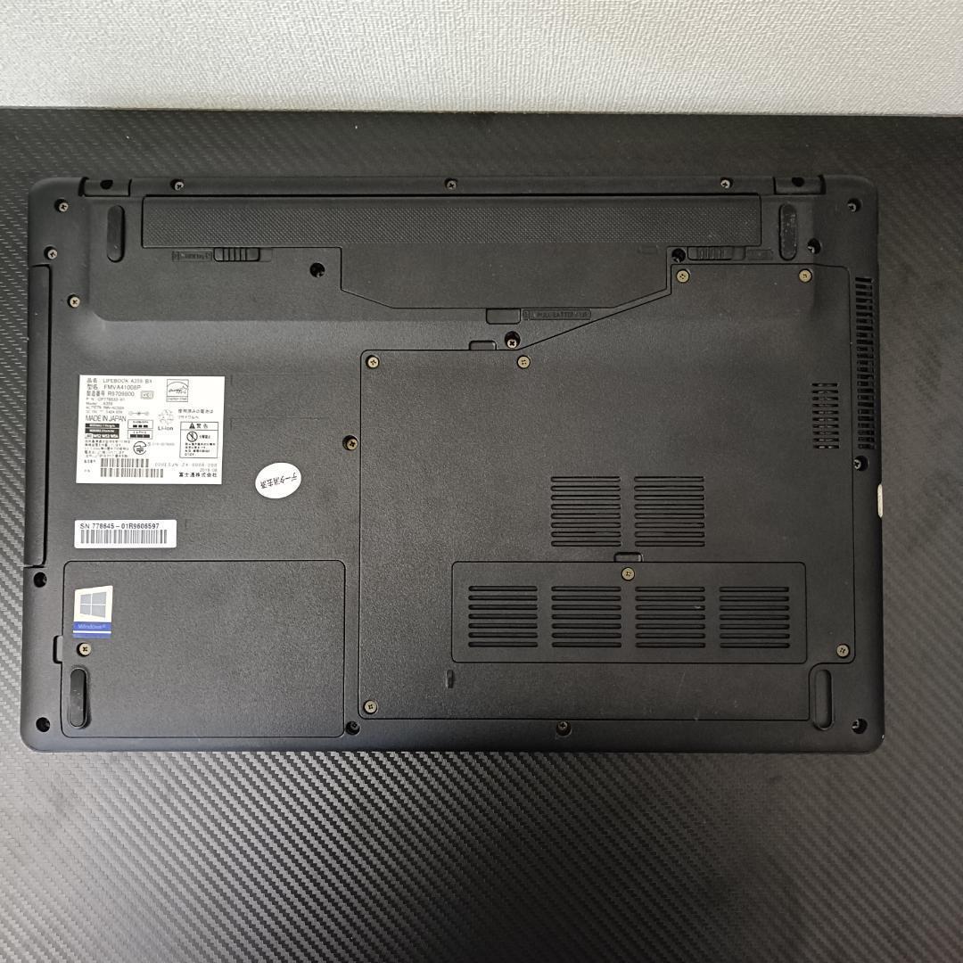 ノートPC 第8世代 corei3 SSD 512GB メモリ8GB DVD 黒