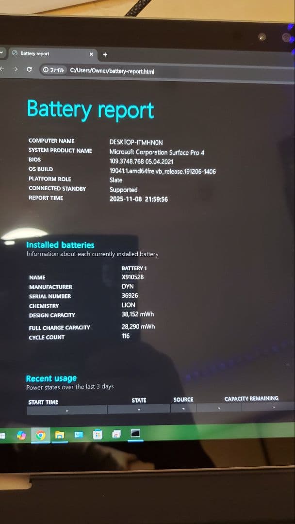 Surface pro 4　 Core i7モデル