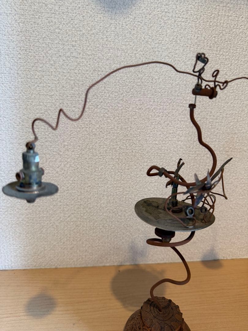 ワイヤーアートオブジェ
