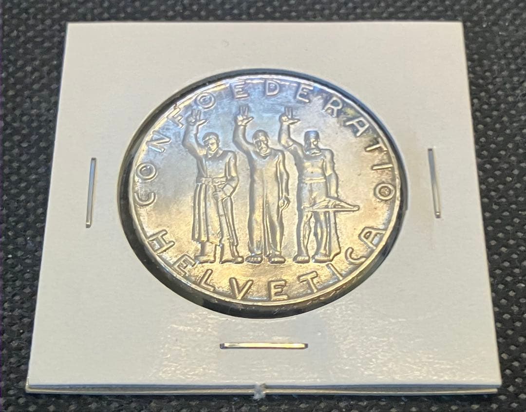 スイス 1941年 5 Francs 銀貨