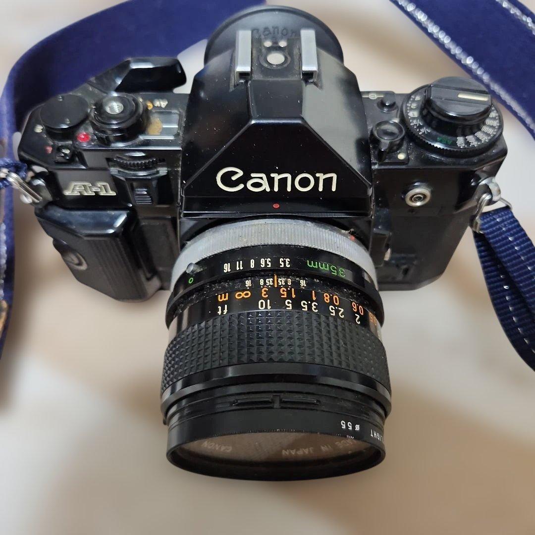 Canon A-1 フィルムカメラ 35mmレンズ付き
