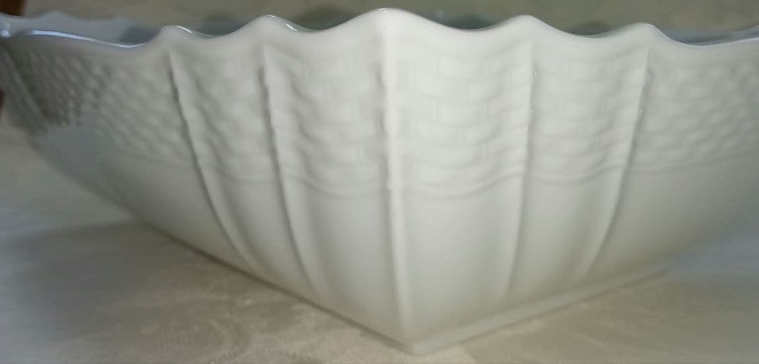 早い者勝ち❗未使用リチャードジノリベッキオホワイト・スクエアボウルM20cmペア