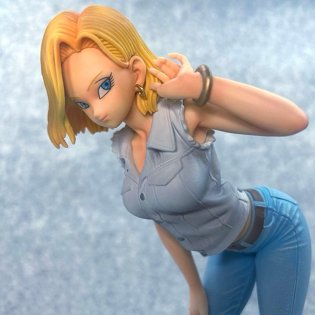 ドラゴンボール 人造人間18号 リペイント GLITTER & G 金属ピアス