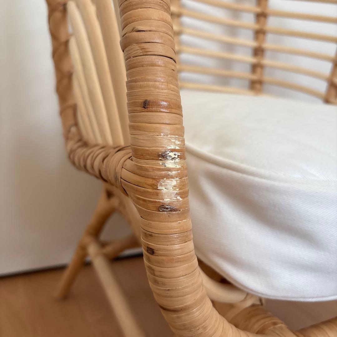 IKEA BUSKBO イケア　ブスクボー　パーソナルチェア　ラタン