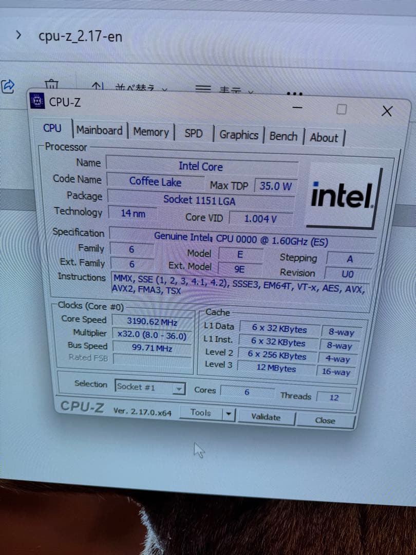 NEC ミニPC 型番PC-MKL31CZG5 (CPU付き)
