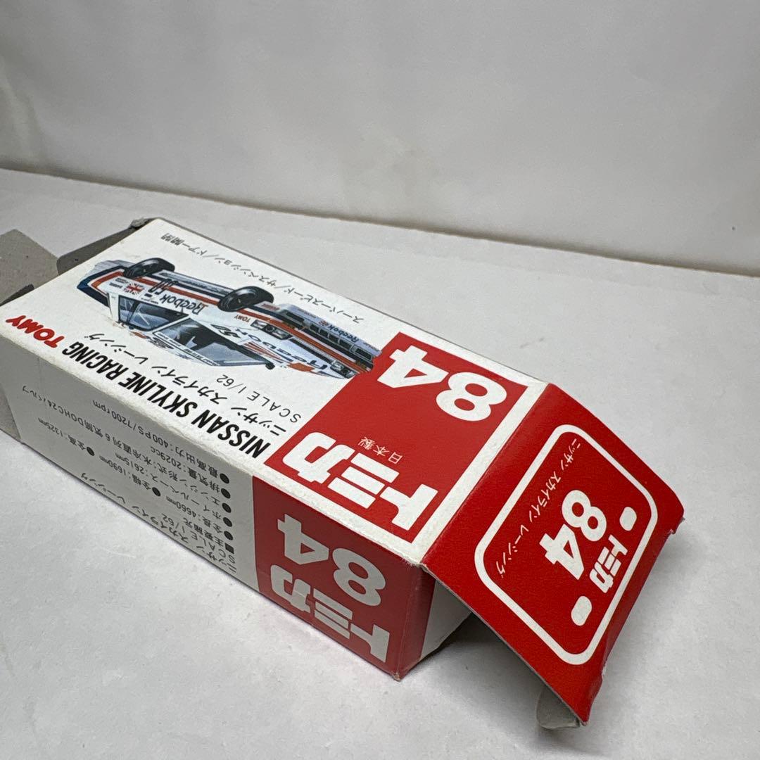 トミカ　日本製　赤箱　84 ニッサン　スカイライン　レーシング