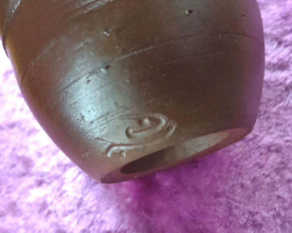 骨董品 備前焼 夫婦湯呑み ペア 湯呑み2客 木箱付き 焼締 陶器 極美品‼️