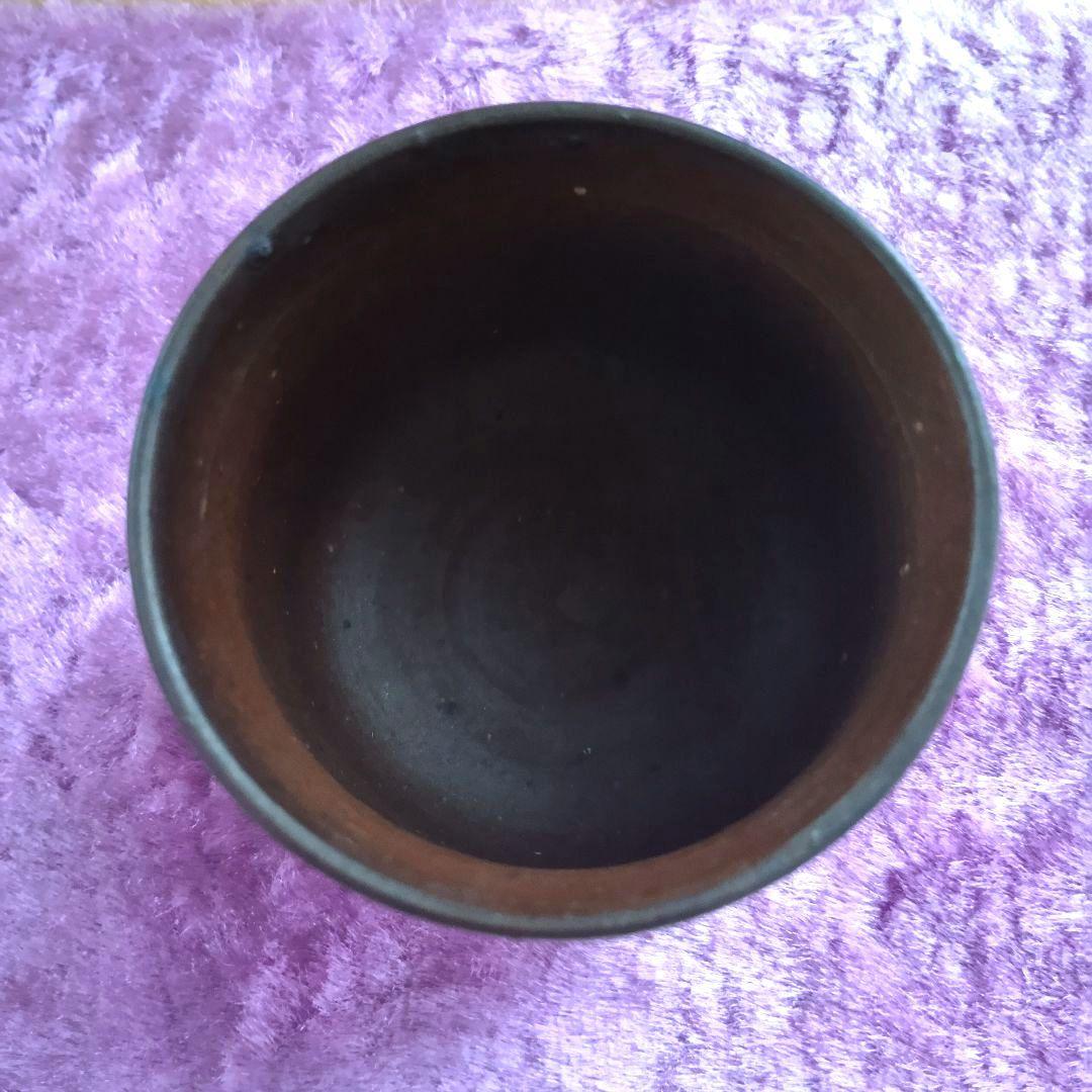 骨董品 備前焼 夫婦湯呑み ペア 湯呑み2客 木箱付き 焼締 陶器 極美品‼️