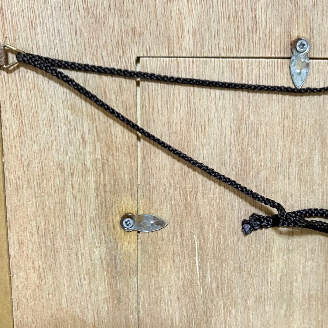 井上規 造 小田志焼 3羽鶴 焼物 陶芸 規窯 パネル 額装品 縁起物 置物