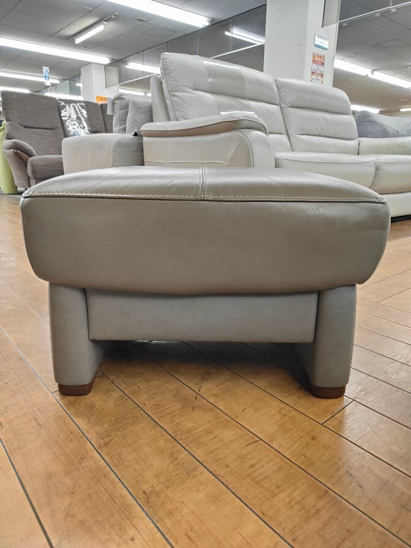 karimoku Chitano ブルックス 3人掛け ソファ オットマン付