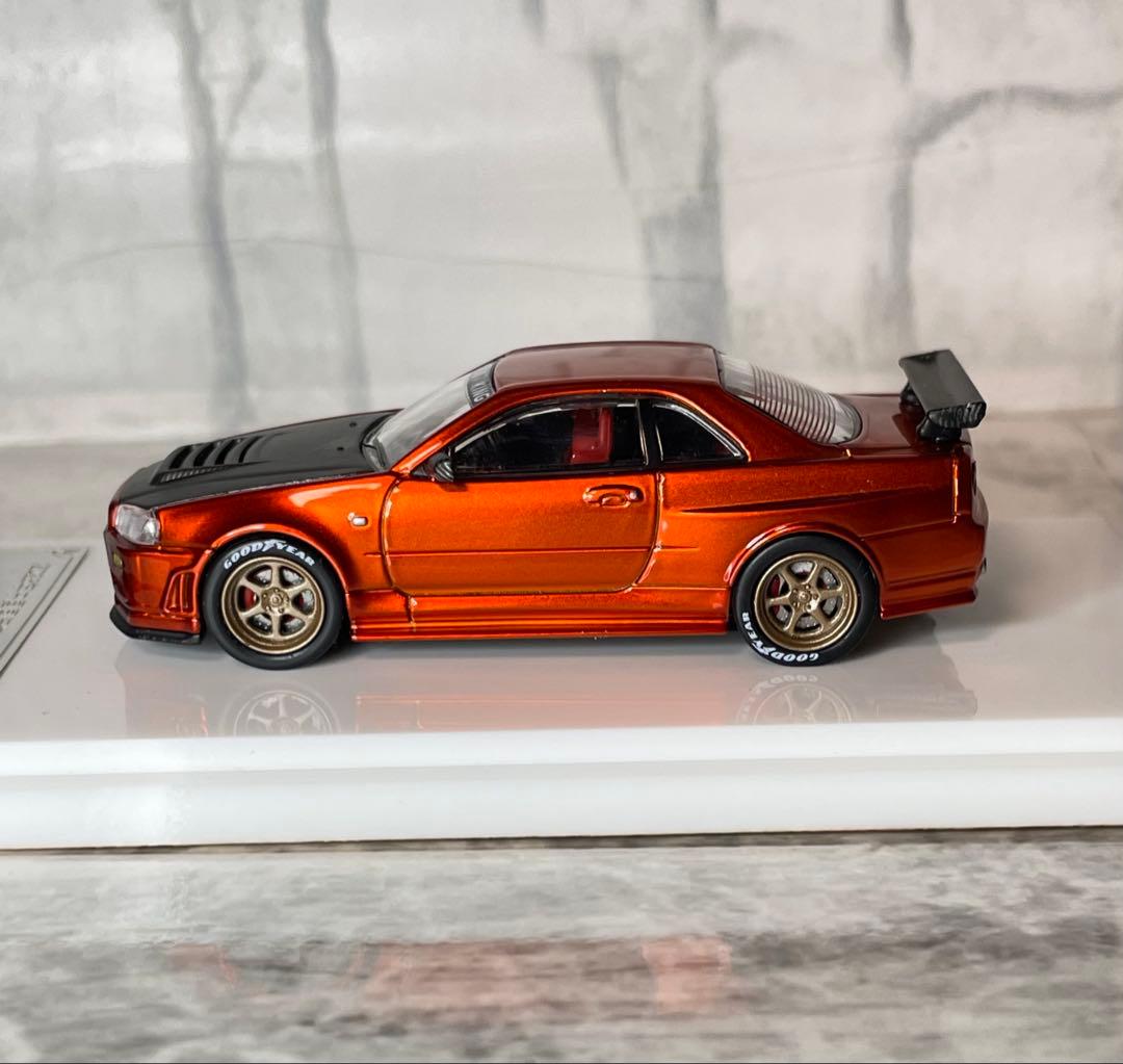 日産　スカイラインGTR R34 ホビーEXPO 1/64ミニカー