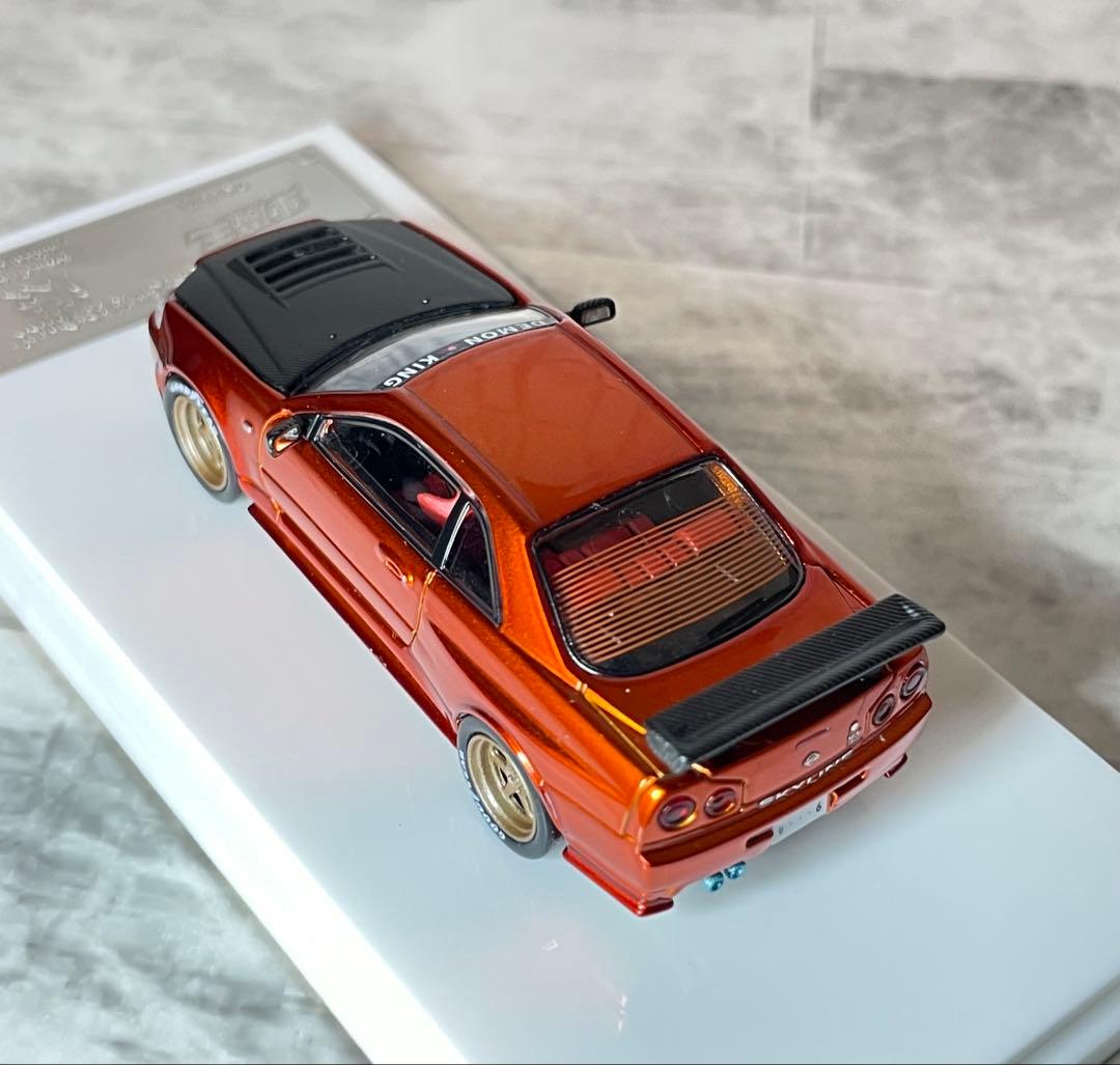 日産　スカイラインGTR R34 ホビーEXPO 1/64ミニカー