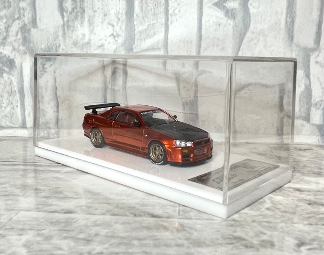 日産　スカイラインGTR R34 ホビーEXPO 1/64ミニカー