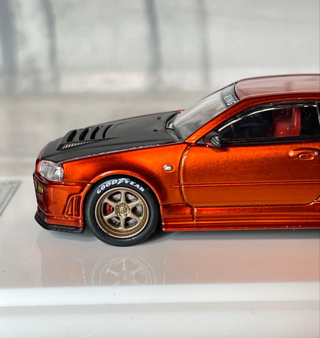日産　スカイラインGTR R34 ホビーEXPO 1/64ミニカー
