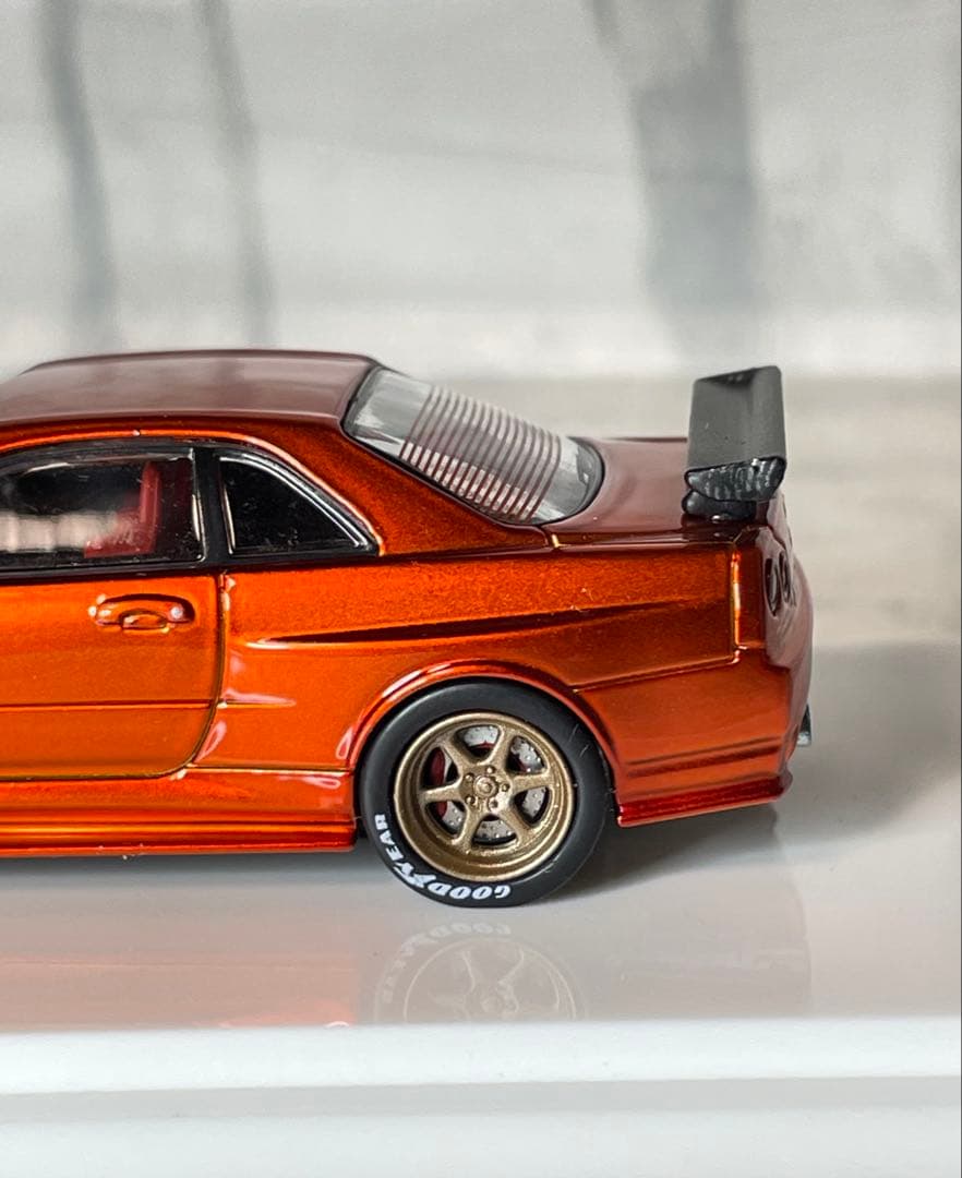 日産　スカイラインGTR R34 ホビーEXPO 1/64ミニカー