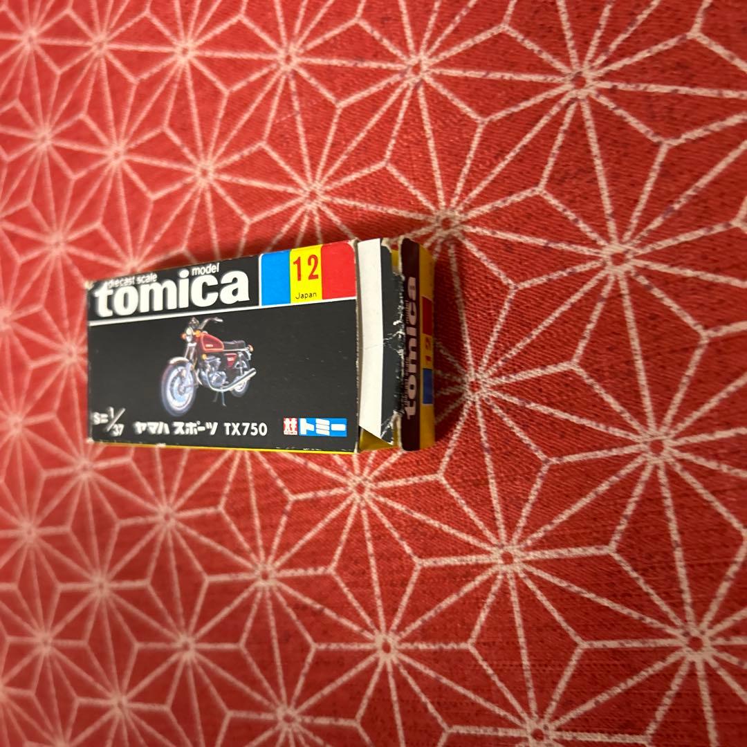 619 トミカ 黒箱　日本製　ヤマハ スポーツ TX750