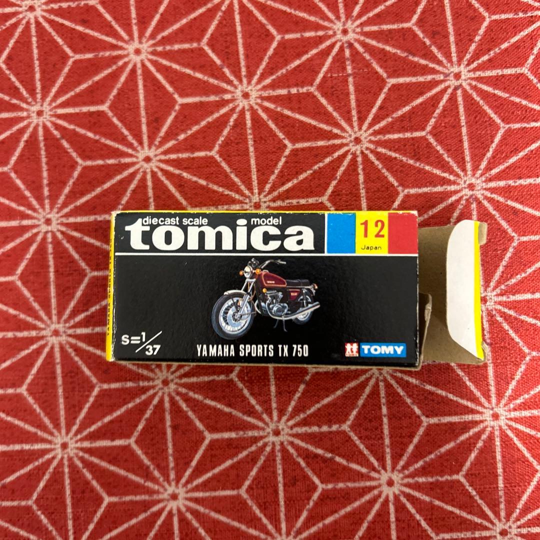 619 トミカ 黒箱　日本製　ヤマハ スポーツ TX750