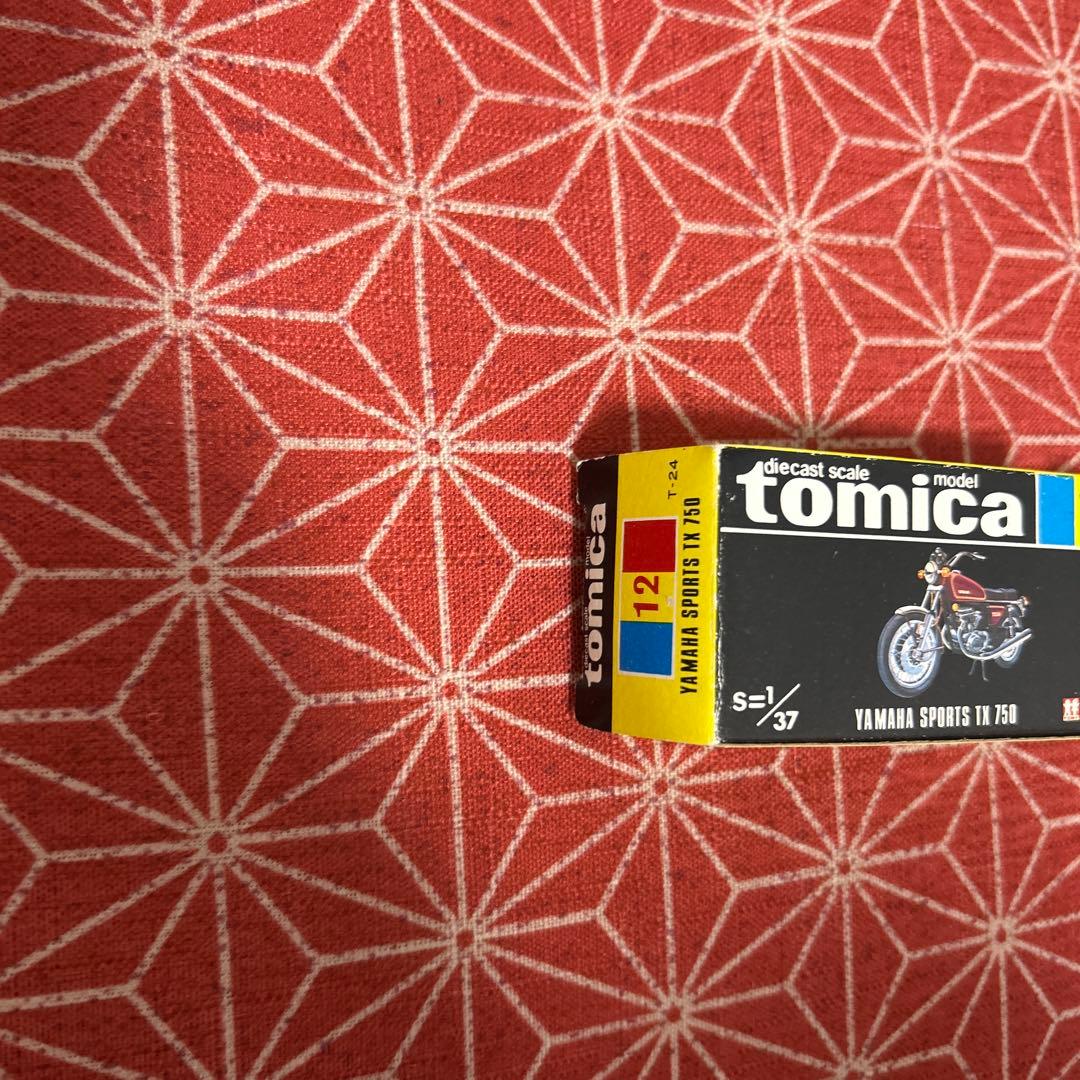 619 トミカ 黒箱　日本製　ヤマハ スポーツ TX750