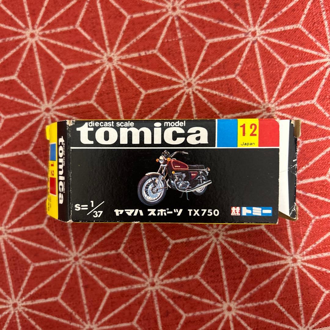 619 トミカ 黒箱　日本製　ヤマハ スポーツ TX750