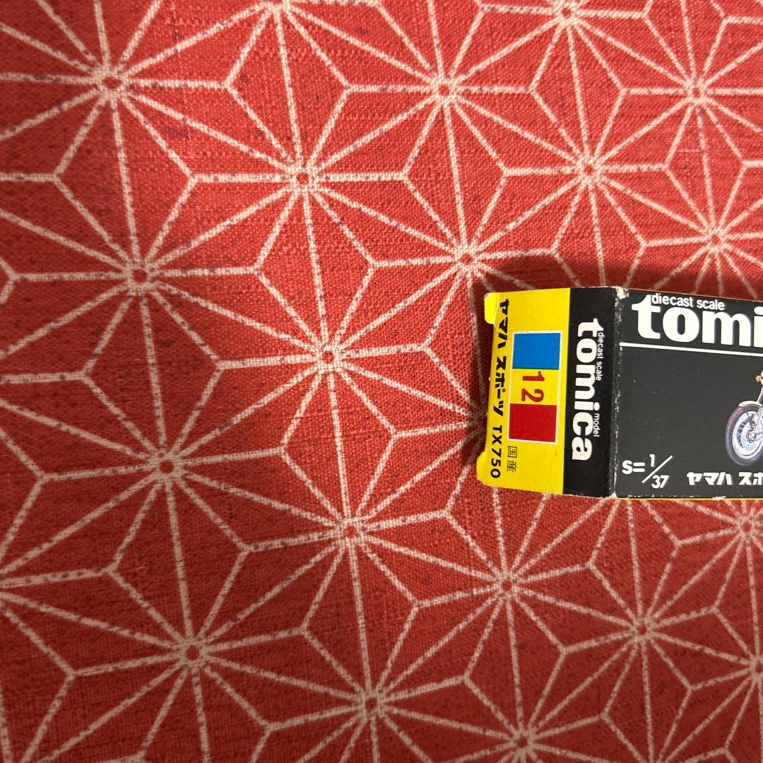 619 トミカ 黒箱　日本製　ヤマハ スポーツ TX750